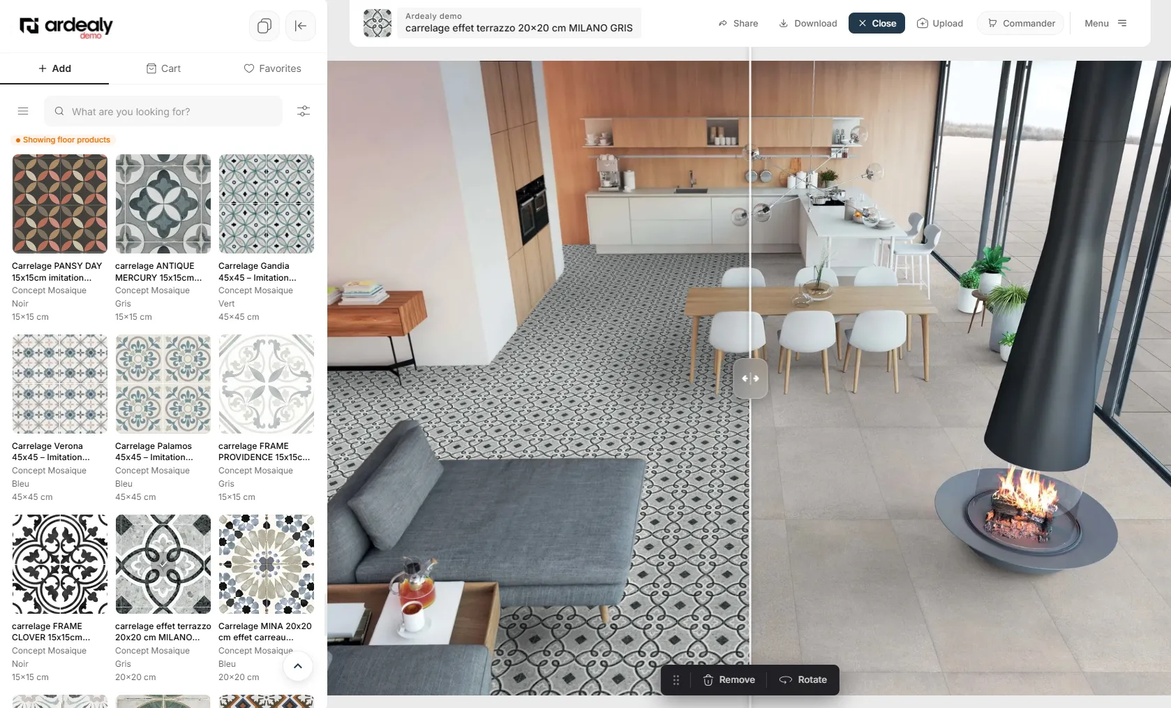 Ardealy Flooring Visualizer demo